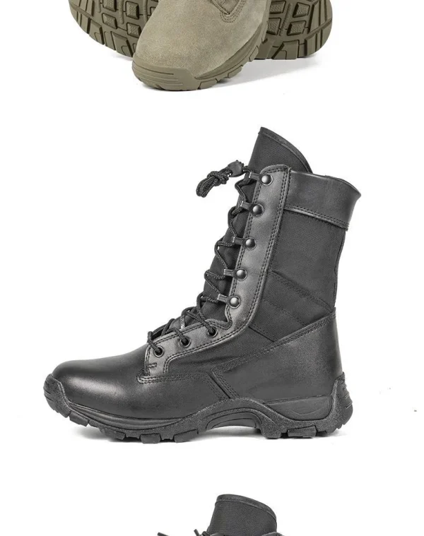 2023 New High Top Combat Boots Green Desert Brown Boot Lightweight Training Boots Hiking Boots Man Tactical Boots - Image 29
