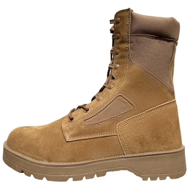 New Brand Leather Man Tactical Combat Boots Men Outdoor Hiking Desert Boots Breathable Male Ankle Boots - Image 9