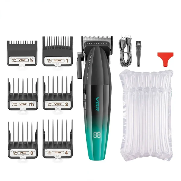 VGR Hair Clipper Electric Hair Cutting Machine Adjustable Hair Trimmer Cordless Barber Haircut 9000 RPM Clipper for Men V-003 - Image 13