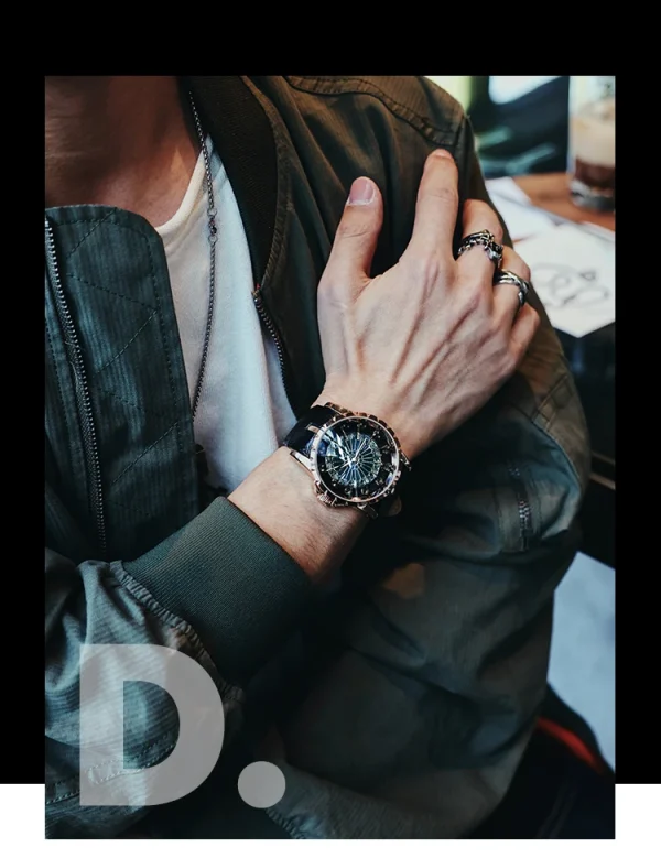 CILOA Twelve Knights of the Round Table Men's Watch Wormhole Concept Mechanical Watch Men's - Image 12