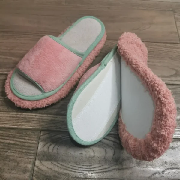Microfibre Mop Slippers Solid Color Simple Wipeable Floor Mopping Sweeping Wood Floor Tile Cleaning Slippers Lazy Slippers - Image 5