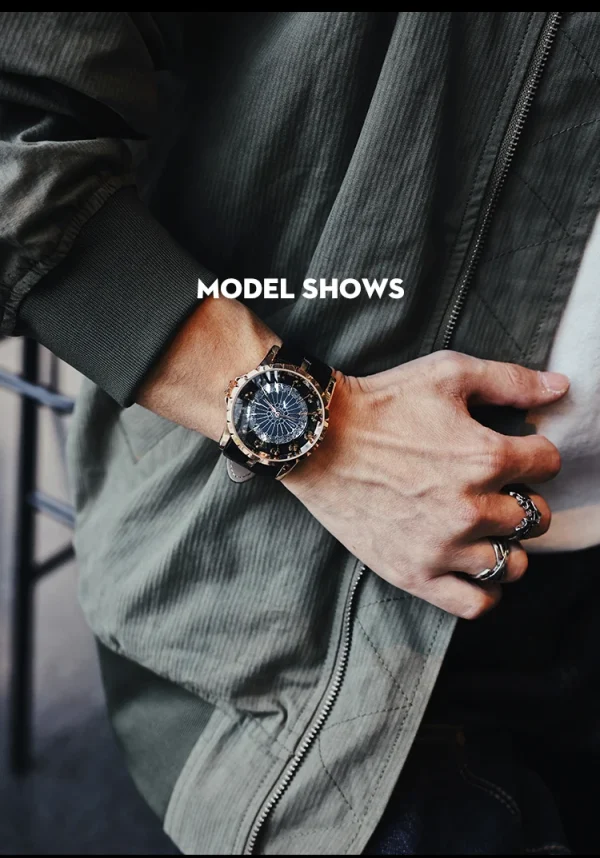 CILOA Twelve Knights of the Round Table Men's Watch Wormhole Concept Mechanical Watch Men's - Image 6