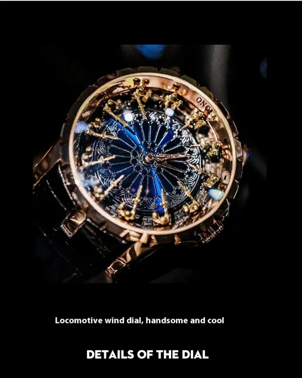 CILOA Twelve Knights of the Round Table Men's Watch Wormhole Concept Mechanical Watch Men's - Image 5