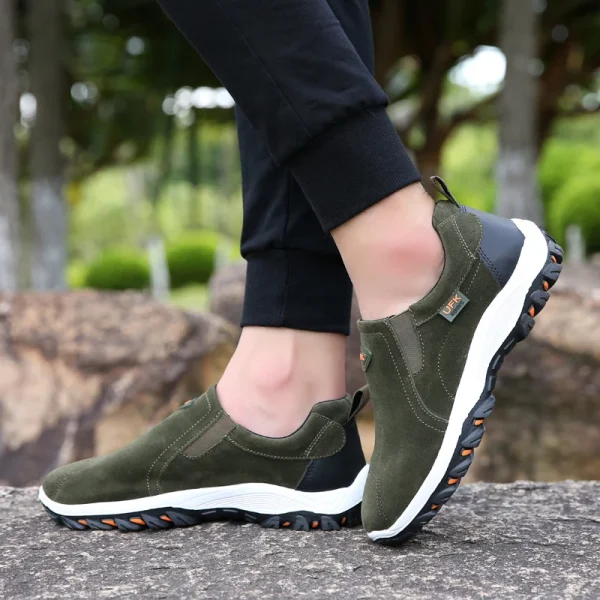 Dress Shoes  Loafers Sneakers Outdoors Breathable Flock Male Footwear Walking Comfortable for Men Plus Size 50 Men Casual Shoes - Image 5
