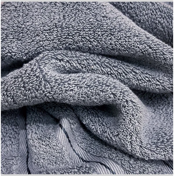 8 Piece Towel Set Turkish Cotton Bathroom Super Absorbent 4 Square Towel 2 Face Towel 2 Bath Towel Set Hotel Beauty Salon Sauna - Image 19