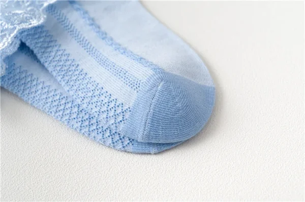 10/20 Pairs/lot Baby Girls Kids Socks Lace Ruffle Princess Mesh Children Ankle Short Breathable Cotton White Pink Toddler Sock - Image 18