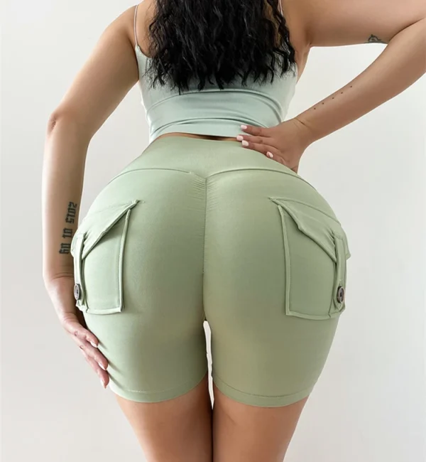 Casual Biker Shorts Women High Waist Seamless Workout Leggings Fitness Joggings Gym Tights Scrunch Butt Yoga Shorts Sportswear - Image 37