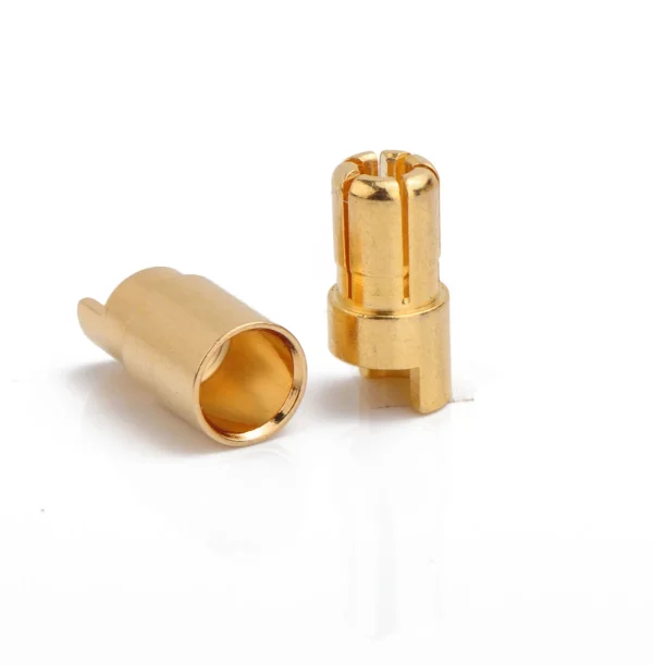 10pair 3.5mm 4mm 5.5mm 6mm 6.5mm Gold-plated Bullet Plug with Gap High Current Banana Connector DIY easy soldering - Image 3