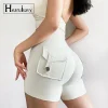 Casual Biker Shorts Women High Waist Seamless Workout Leggings Fitness Joggings Gym Tights Scrunch Butt Yoga Shorts Sportswear