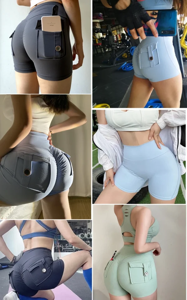 Casual Biker Shorts Women High Waist Seamless Workout Leggings Fitness Joggings Gym Tights Scrunch Butt Yoga Shorts Sportswear - Image 16