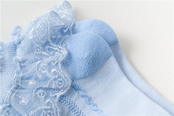 10/20 Pairs/lot Baby Girls Kids Socks Lace Ruffle Princess Mesh Children Ankle Short Breathable Cotton White Pink Toddler Sock - Image 17