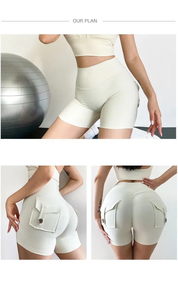 Casual Biker Shorts Women High Waist Seamless Workout Leggings Fitness Joggings Gym Tights Scrunch Butt Yoga Shorts Sportswear - Image 22