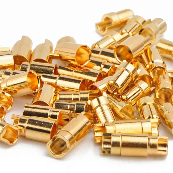 10pair 3.5mm 4mm 5.5mm 6mm 6.5mm Gold-plated Bullet Plug with Gap High Current Banana Connector DIY easy soldering - Image 6
