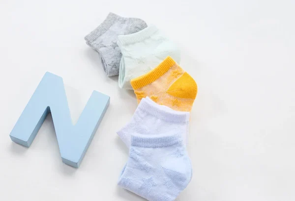 5 Pairs Socks Baby Boy's Girl's Summer Socks 2-3 3-5 5-8 Cotton Casual Mesh Socks Children Socks Star Jacquard Solid Color Short - Image 33