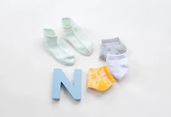 5 Pairs Socks Baby Boy's Girl's Summer Socks 2-3 3-5 5-8 Cotton Casual Mesh Socks Children Socks Star Jacquard Solid Color Short - Image 32