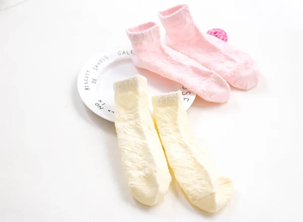 5 Pairs Pack New Summer Girls Clothing Mesh Cotton Socks Sets Floral Pattern Baby Girls Ankle Socks Children Kids Baby Socks - Image 32