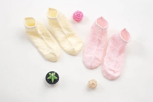 5 Pairs Pack New Summer Girls Clothing Mesh Cotton Socks Sets Floral Pattern Baby Girls Ankle Socks Children Kids Baby Socks - Image 34