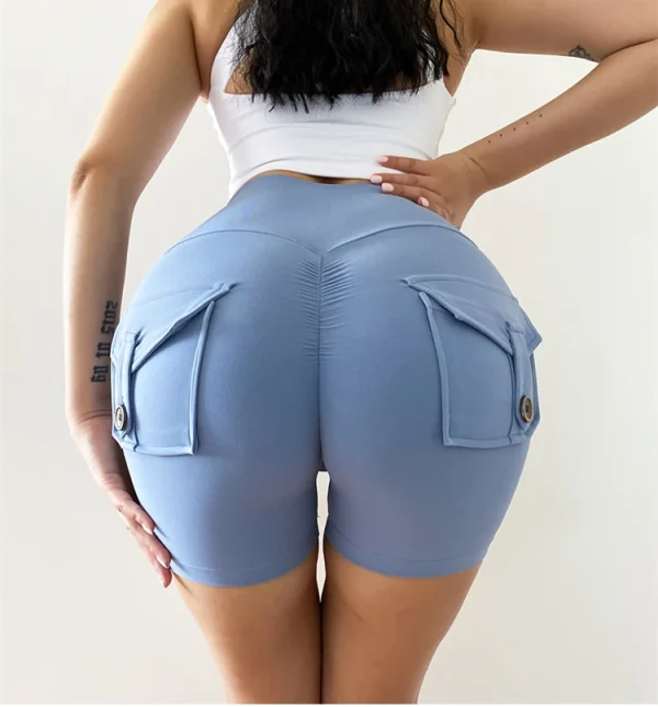 Casual Biker Shorts Women High Waist Seamless Workout Leggings Fitness Joggings Gym Tights Scrunch Butt Yoga Shorts Sportswear - Image 35