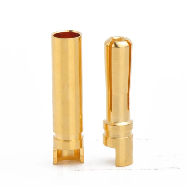 10pair 3.5mm 4mm 5.5mm 6mm 6.5mm Gold-plated Bullet Plug with Gap High Current Banana Connector DIY easy soldering - Image 2