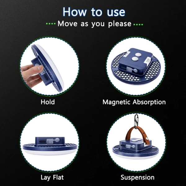 MOSLIGHTING Rechargeable Camping Light Outdoor Fishing Flashlight Tent Lantern Work Emergency Mountaineering Night Lighting LED - Image 17