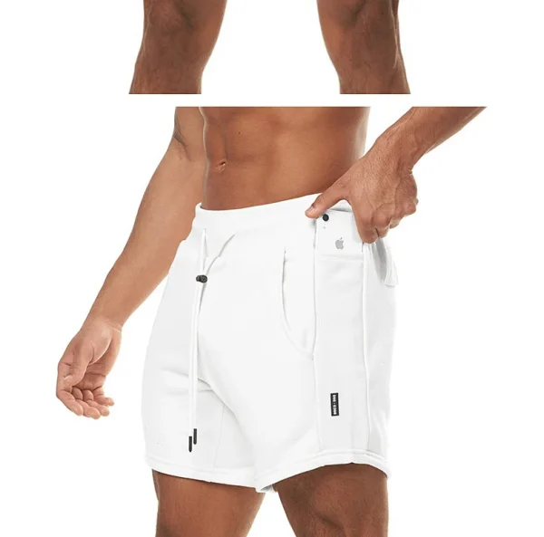 Men's Cotton Summer Gym Sweatpants Running Shorts Sports Jogging Fitness Shorts Men Sweat Shorts Bodybuilding Short Casual Pants - Image 28