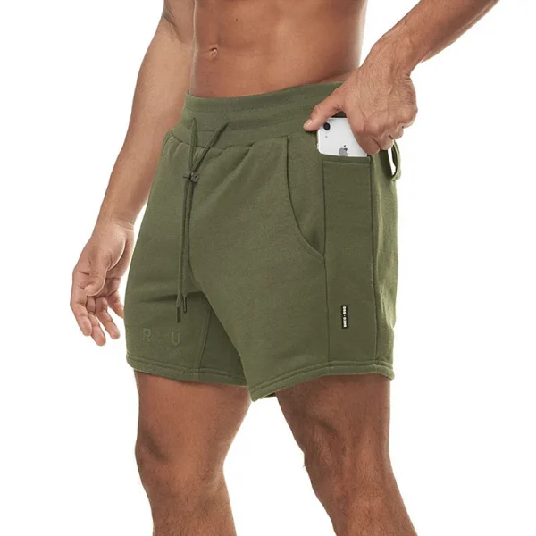 Men's Cotton Summer Gym Sweatpants Running Shorts Sports Jogging Fitness Shorts Men Sweat Shorts Bodybuilding Short Casual Pants - Image 10