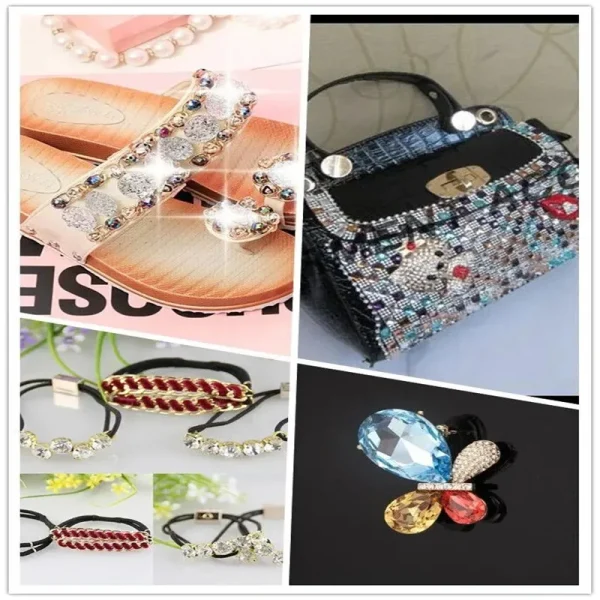 Glass Crystal 10x14 13x18 nice colors Waterdrop water drop teardrop shape Glue on rhinestone beads handicraft Photo frame diy - Image 6