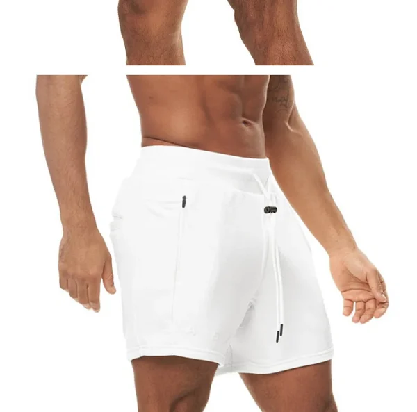 Men's Cotton Summer Gym Sweatpants Running Shorts Sports Jogging Fitness Shorts Men Sweat Shorts Bodybuilding Short Casual Pants - Image 29