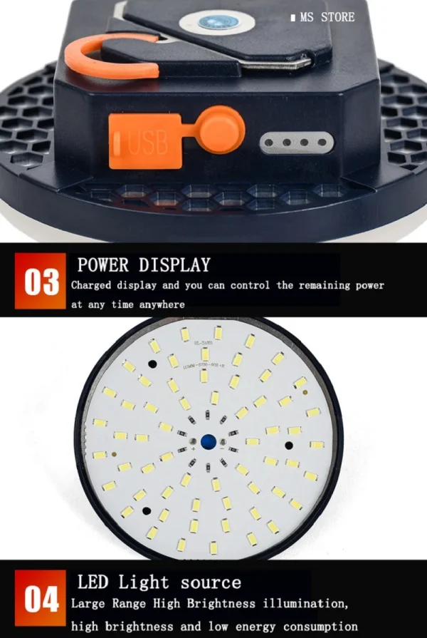 MOSLIGHTING Rechargeable Camping Light Outdoor Fishing Flashlight Tent Lantern Work Emergency Mountaineering Night Lighting LED - Image 32