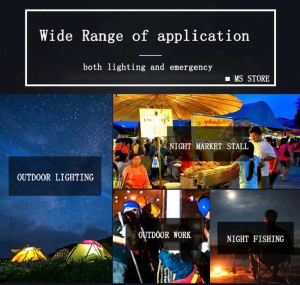 MOSLIGHTING Rechargeable Camping Light Outdoor Fishing Flashlight Tent Lantern Work Emergency Mountaineering Night Lighting LED - Image 36