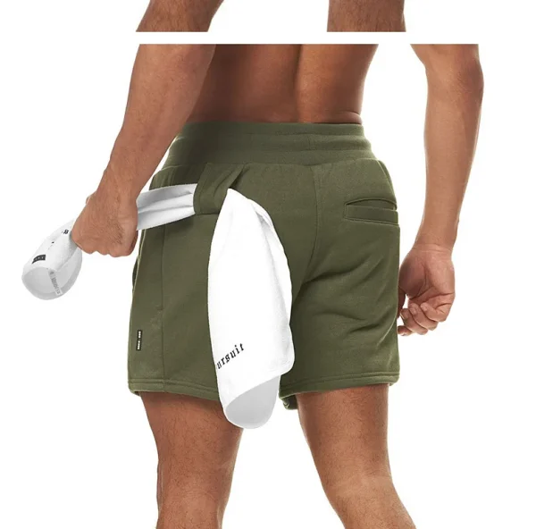 Men's Cotton Summer Gym Sweatpants Running Shorts Sports Jogging Fitness Shorts Men Sweat Shorts Bodybuilding Short Casual Pants - Image 35