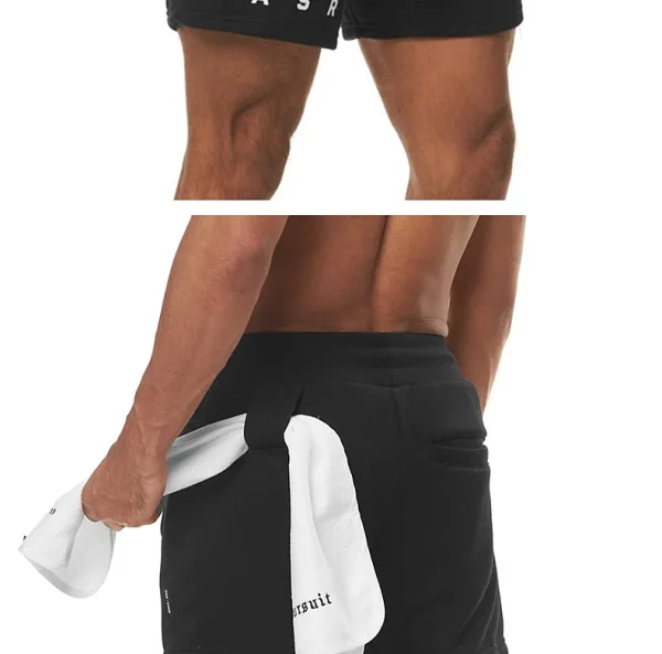 Men's Cotton Summer Gym Sweatpants Running Shorts Sports Jogging Fitness Shorts Men Sweat Shorts Bodybuilding Short Casual Pants - Image 20