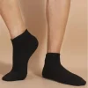 10 Pairs Women Socks Breathable Sports socks Solid Color Boat socks Comfortable Cotton Ankle Socks White Black - Image 2