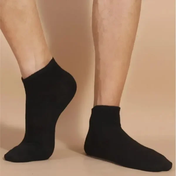 10 Pairs Women Socks Breathable Sports socks Solid Color Boat socks Comfortable Cotton Ankle Socks White Black - Image 2