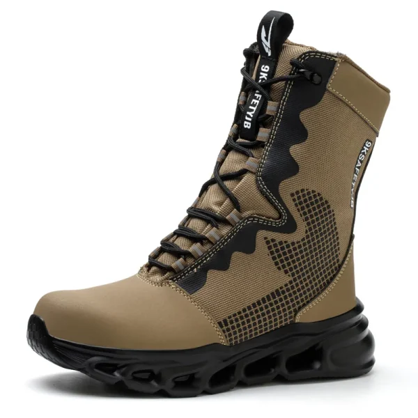 Men Safety Shoes Indestructible Steel Toe Work Boot Puncture-proof Sneakers Breathable Light Comfortable Construction Work Shoes - Image 7