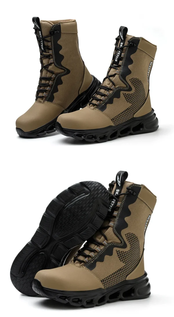 Men Safety Shoes Indestructible Steel Toe Work Boot Puncture-proof Sneakers Breathable Light Comfortable Construction Work Shoes - Image 30