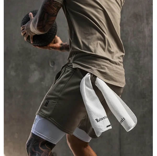 Men's Cotton Summer Gym Sweatpants Running Shorts Sports Jogging Fitness Shorts Men Sweat Shorts Bodybuilding Short Casual Pants - Image 15