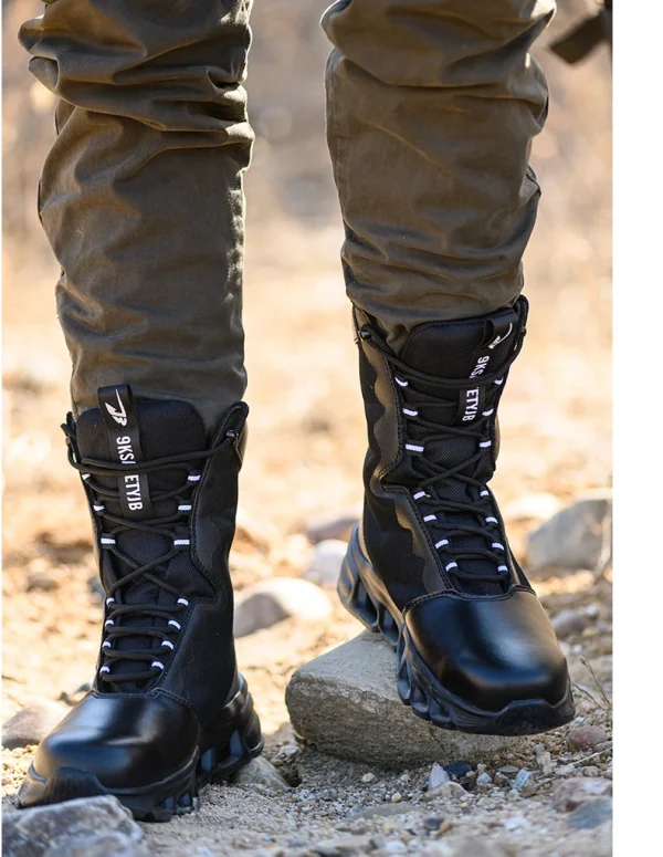 Men Safety Shoes Indestructible Steel Toe Work Boot Puncture-proof Sneakers Breathable Light Comfortable Construction Work Shoes - Image 26