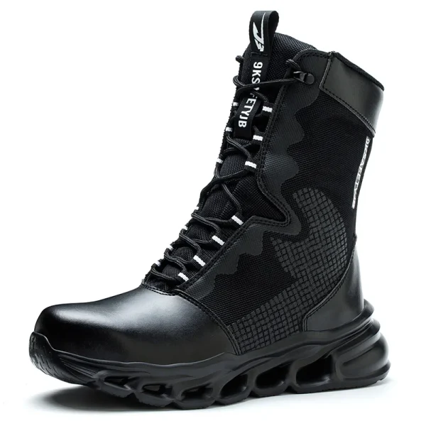 Men Safety Shoes Indestructible Steel Toe Work Boot Puncture-proof Sneakers Breathable Light Comfortable Construction Work Shoes - Image 8