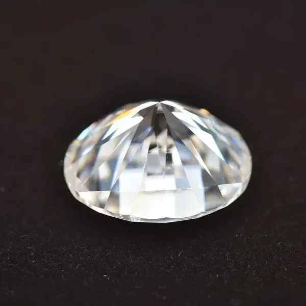Moissanite Gemstone Oval Cut D Color VVS1 Lab Synthetic Created Heat Diamond for DIY Jewelry Making Materials with GRA Report - Image 2