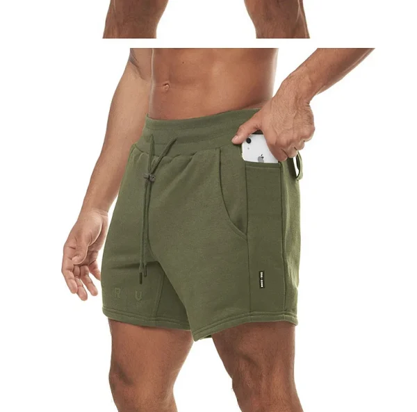 Men's Cotton Summer Gym Sweatpants Running Shorts Sports Jogging Fitness Shorts Men Sweat Shorts Bodybuilding Short Casual Pants - Image 33