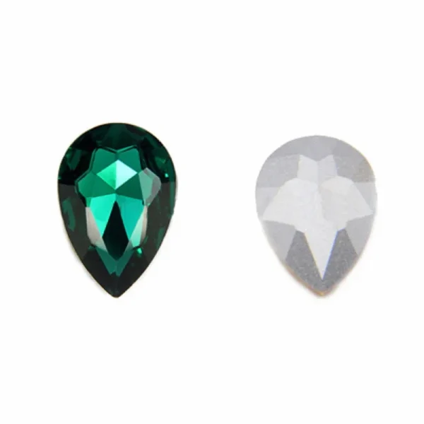 Glass Crystal 10x14 13x18 nice colors Waterdrop water drop teardrop shape Glue on rhinestone beads handicraft Photo frame diy - Image 2