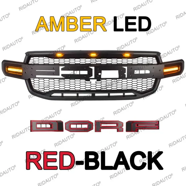 New Aftermarket For FORD RANGER 2023 2024 Australia WILDTRAK Upgrades To RAPTOR Style Front Grill Replacement LED Turning Light - Image 7