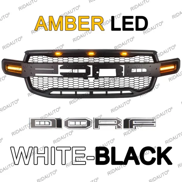 New Aftermarket For FORD RANGER 2023 2024 Australia WILDTRAK Upgrades To RAPTOR Style Front Grill Replacement LED Turning Light - Image 9