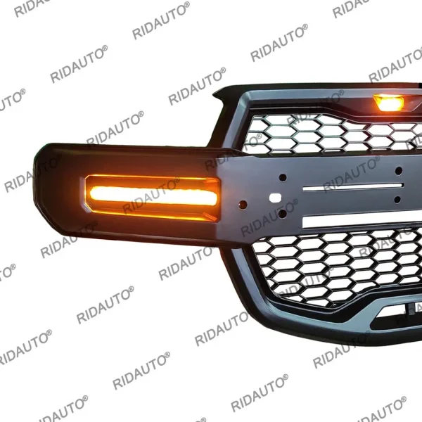 New Aftermarket For FORD RANGER 2023 2024 Australia WILDTRAK Upgrades To RAPTOR Style Front Grill Replacement LED Turning Light - Image 5