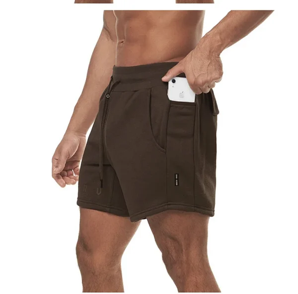 Men's Cotton Summer Gym Sweatpants Running Shorts Sports Jogging Fitness Shorts Men Sweat Shorts Bodybuilding Short Casual Pants - Image 38
