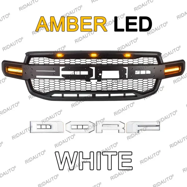 New Aftermarket For FORD RANGER 2023 2024 Australia WILDTRAK Upgrades To RAPTOR Style Front Grill Replacement LED Turning Light - Image 11