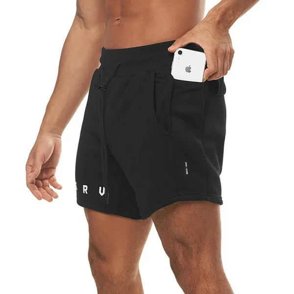 Men's Cotton Summer Gym Sweatpants Running Shorts Sports Jogging Fitness Shorts Men Sweat Shorts Bodybuilding Short Casual Pants - Image 8