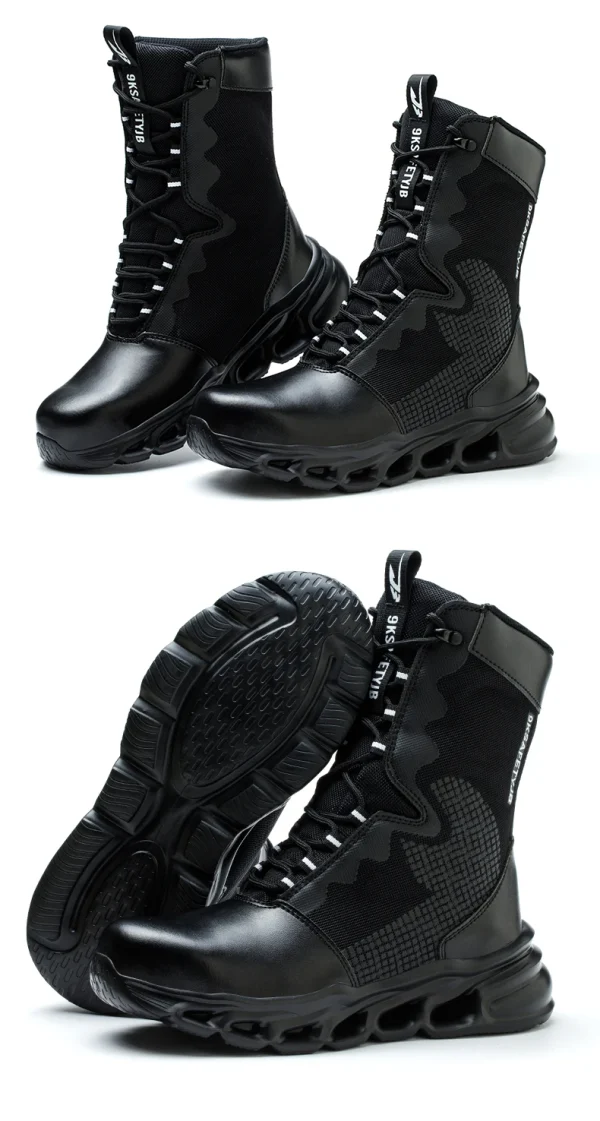 Men Safety Shoes Indestructible Steel Toe Work Boot Puncture-proof Sneakers Breathable Light Comfortable Construction Work Shoes - Image 32