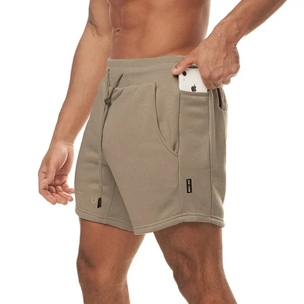 Men's Cotton Summer Gym Sweatpants Running Shorts Sports Jogging Fitness Shorts Men Sweat Shorts Bodybuilding Short Casual Pants - Image 11